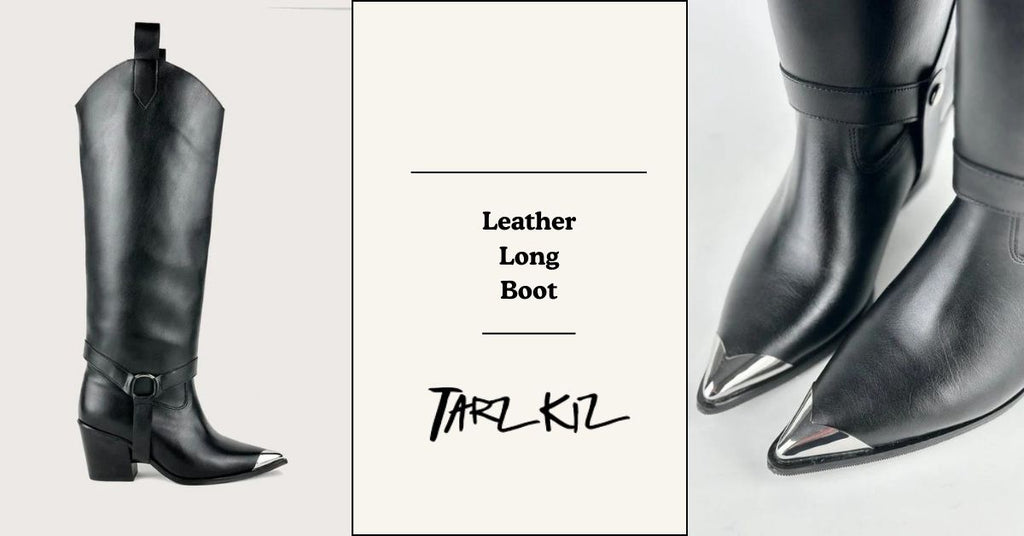 How to Combine Leather Long Boot?