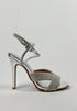 LORENZ SILVER SANDALS