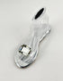 ADIAN SILVER FLAT SANDAL