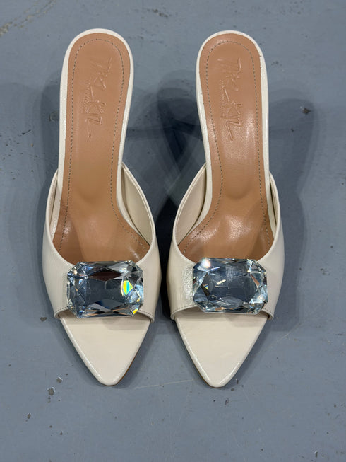 TEQUILA ECRU BEIGE SANDALS WHIT A BROSH