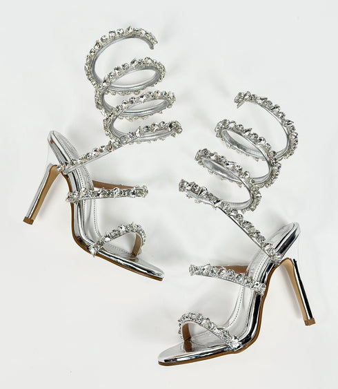 AZZA SILVER SANDALS