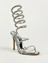 VERMER SILVER SANDAL