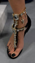 AMETIS BLACK SANDALS
