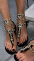 AMETIS BLACK SANDALS