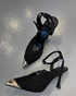 DANTE BLACK STILETTO SANDALS