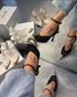 DANTE BLACK STILETTO SANDALS