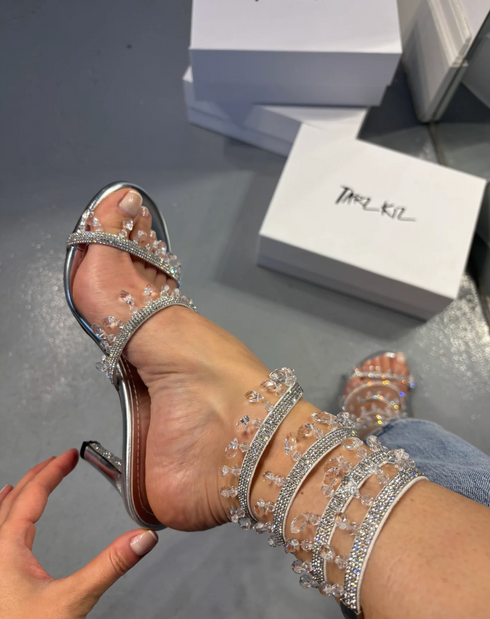NEPTUN SILVER SANDALS