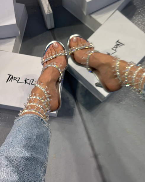 NEPTUN SILVER SANDALS