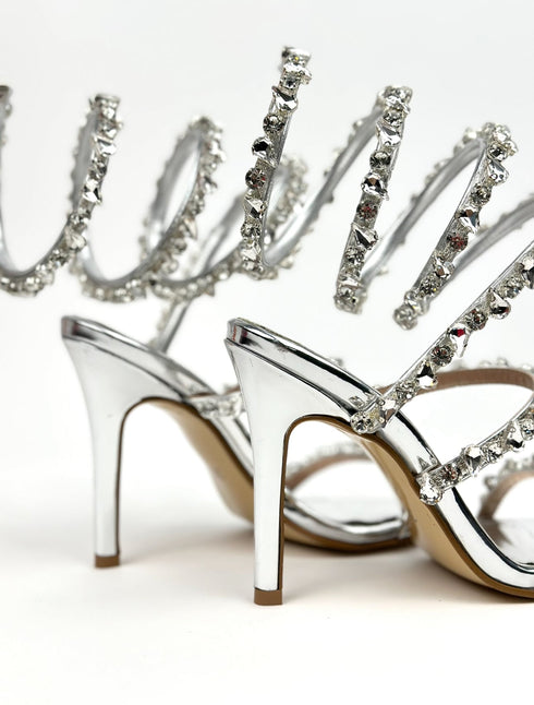AZZA SILVER SANDALS
