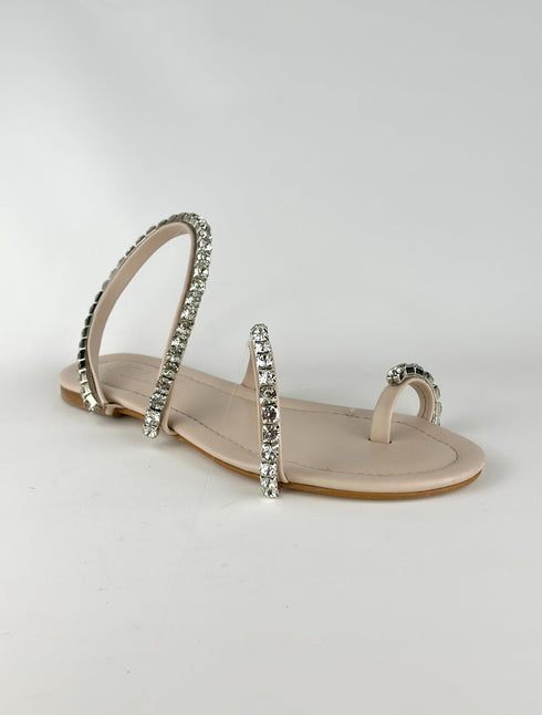 MIDNIGHT CRISTAL STONE SANDALS