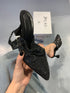 MOROCCO BLACK SLIPPER