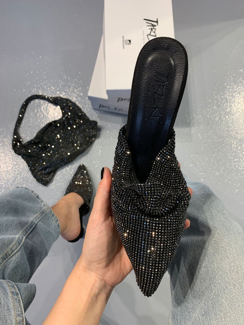 MOROCCO BLACK SLIPPER