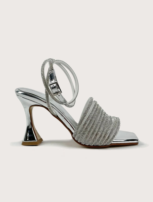 AREA SILVER SANDALS