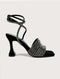 AREA BLACK SANDAL