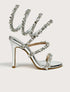 AZZA SILVER SANDALS
