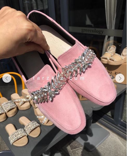 GLAM POWDER PINK LOAFER