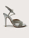 LORENZ SILVER SANDALS