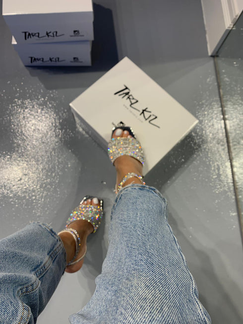 AREA SILVER SANDALS