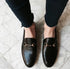 OLIVE BLACK LOAFERS