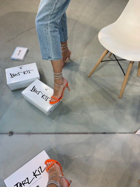 BEST ORANGE STONE SANDALS