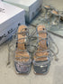ALYONA STONE TRANSPARENT SANDALS