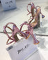 TUVANA LILAC CRYSTAL STONE SANDALS