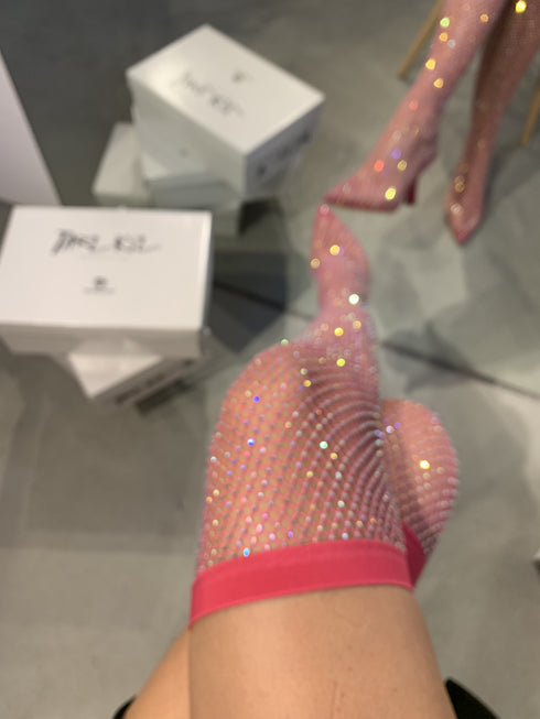 SIRIUS PINK CRYSTAL STONY BOOT