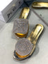 TRUVA GOLD CRYSTAL SLIPPERS