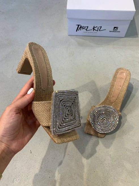 JULY WICKER SLIPPERS