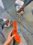 BEST ORANGE STONE SANDALS